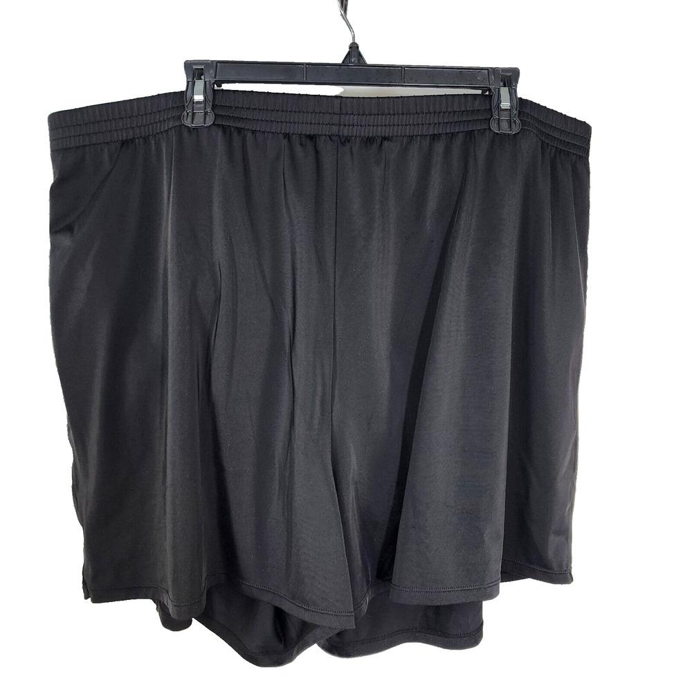 Swimsuits for All Womens Swim Shorts Size 26 Black Built In Brief Pull On Lined